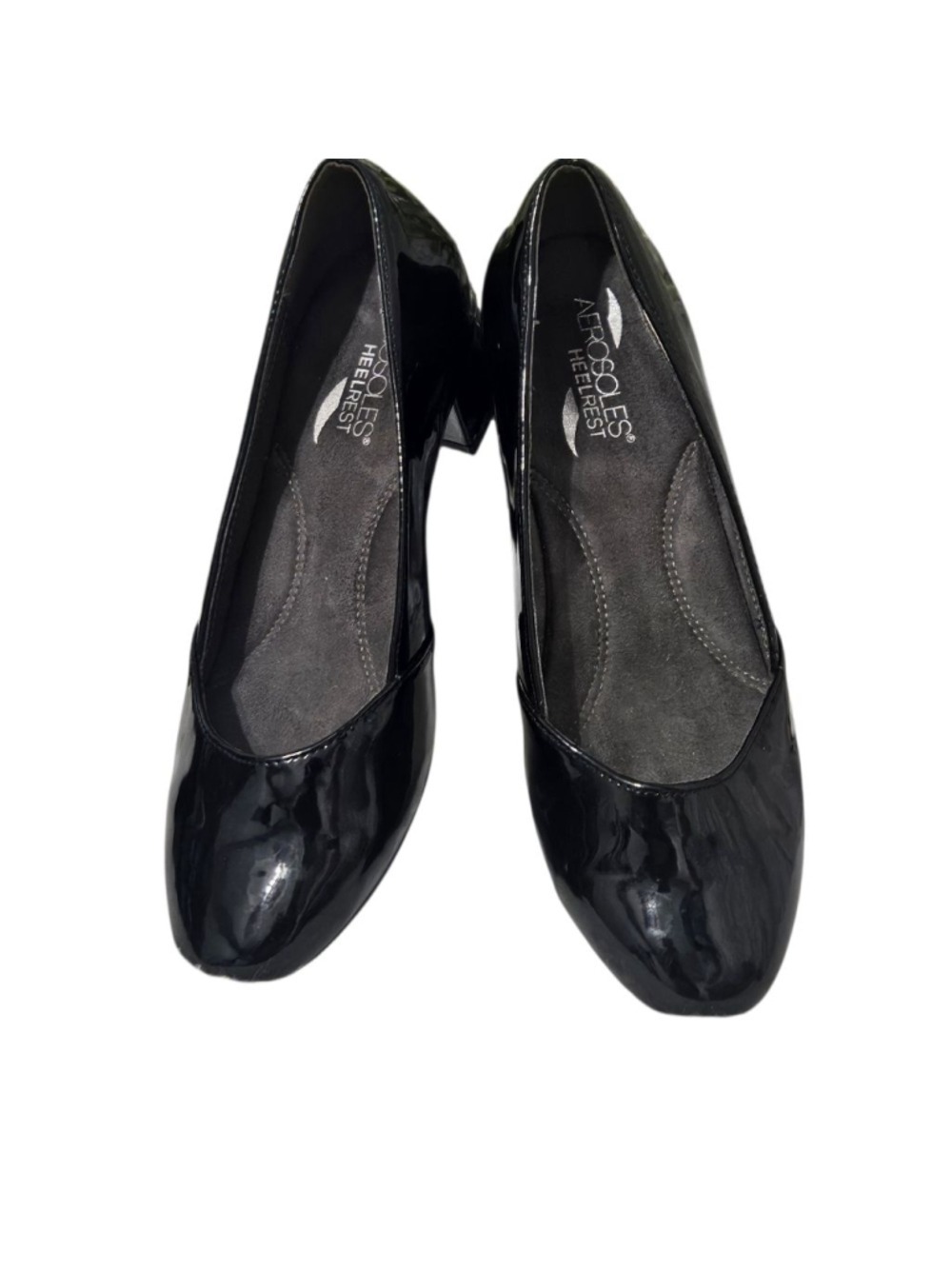 AEROSOLES Heel Rest Black Women's Pump Shoes Sz 7